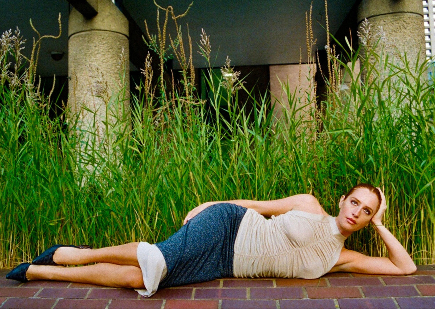 Ruched halter tank top